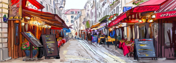 Déco Montmartre Illustration